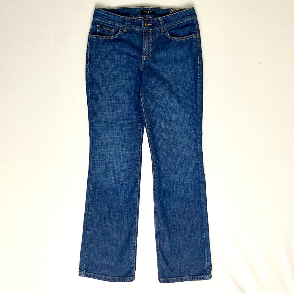 Nine West Straight Leg Denim Jeans, Mid Rise, Size 4, 26”x31”